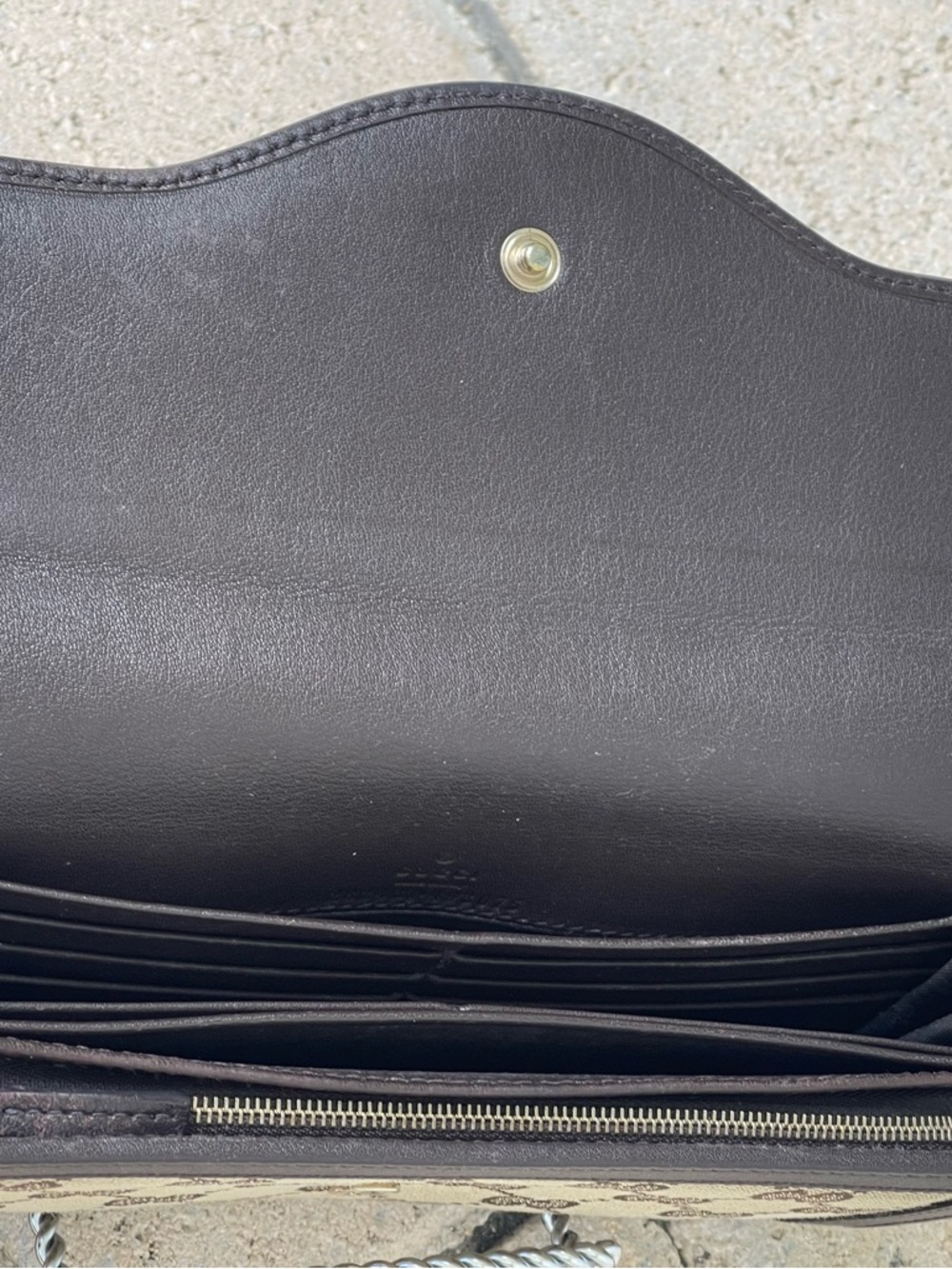 Gucci GG canvas leather long wallet - Picture 9 of 12